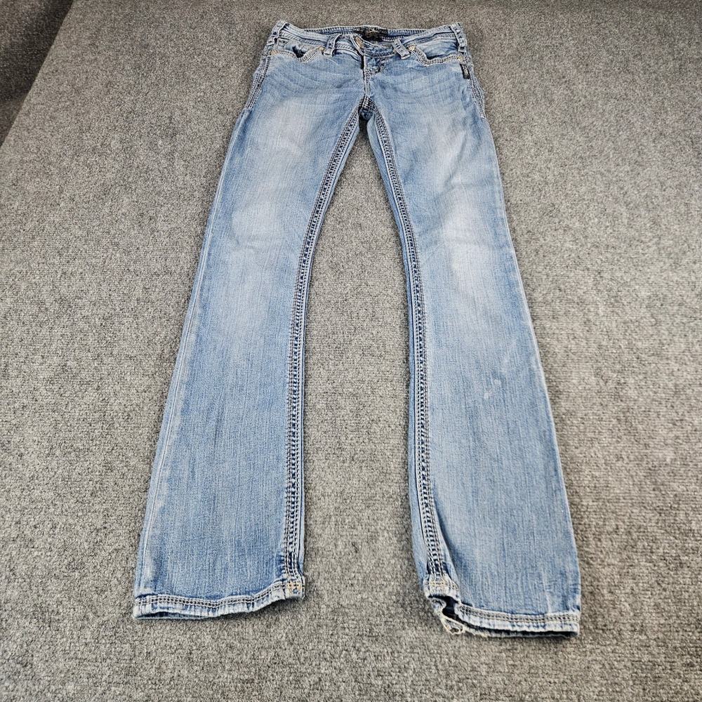 Silver Jeans Co Tuesday Low Rise Slim Bootcut Jeans Light Wash W25 L31